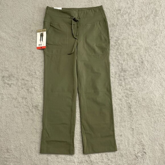 NEW Mondetta Women's M Olive Green Cropped Pants M0405 - Picture 4 of 12